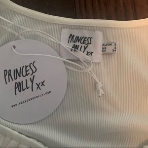 Princess Polly brand new white dress sized 2